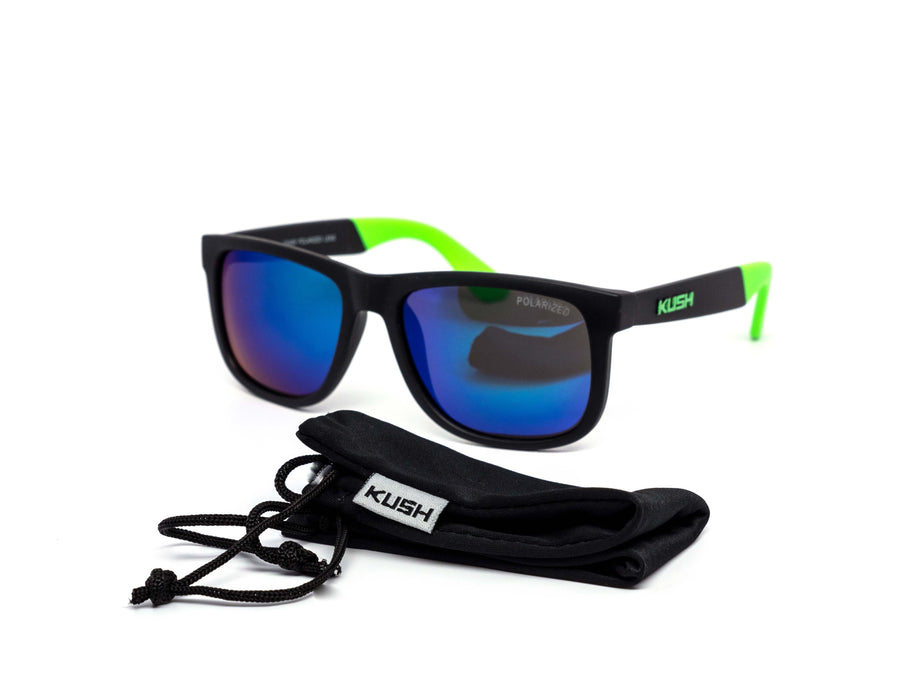 12 Pack: Polarized Kush Mirror Wholesale Sunglasses with Pouch