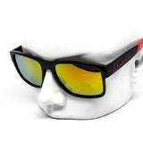 12 Pack: Polarized Kush Square Mirror Wholesale Sunglasses with Pouch