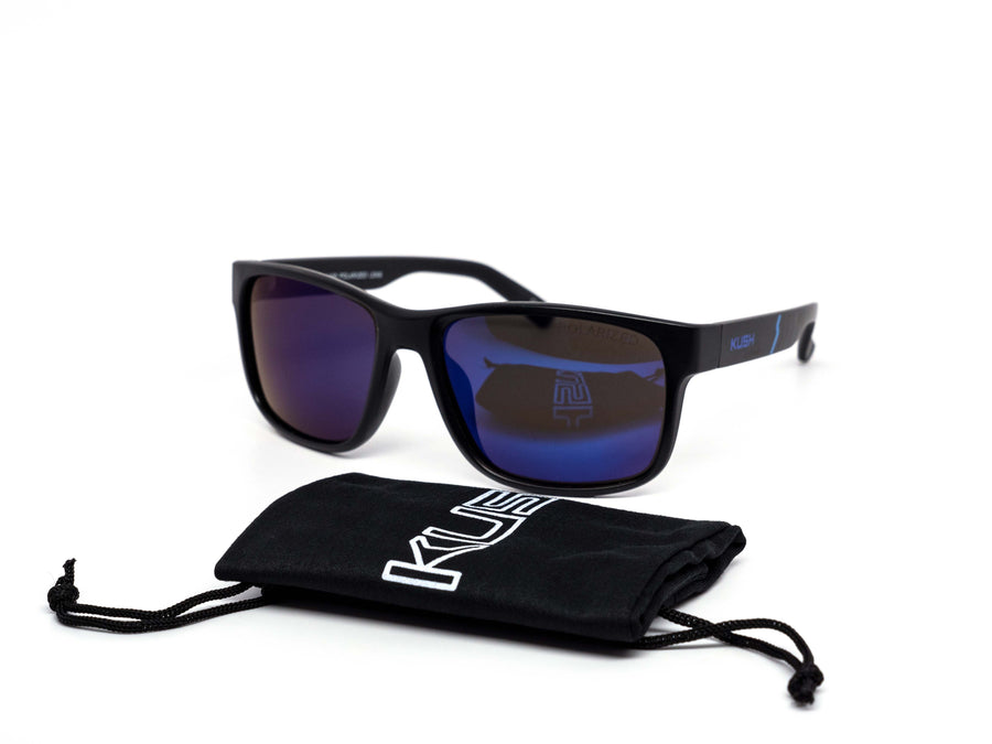 12 Pack: Polarized Kush Metallic Logo Mirror Wholesale Sunglasses