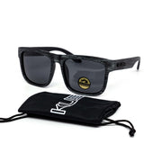 12 Pack: Polarized Kush Woody Blackout Wholesale Sunglasses