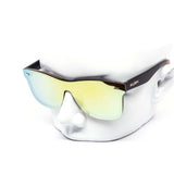 12 Pack: Polarized Kush Rimless Color Mirror Monoblock Wholesale Sunglasses