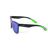12 Pack: Polarized Kush Rimless Color Mirror Monoblock Wholesale Sunglasses