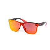 12 Pack: Polarized Kush Rimless Color Mirror Monoblock Wholesale Sunglasses