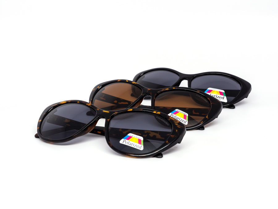 12 Pack: Classy Polarized Cateye Assorted Wholesale Sunglasses