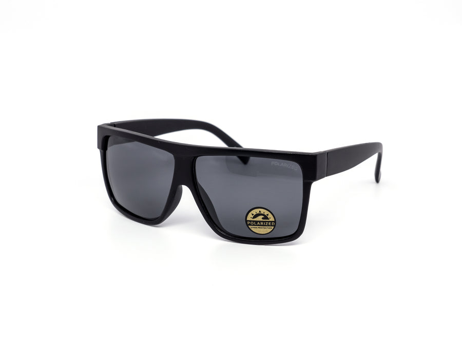 12 Pack: Polarized Flat-top Oversized Rebel Wholesale Sunglasses