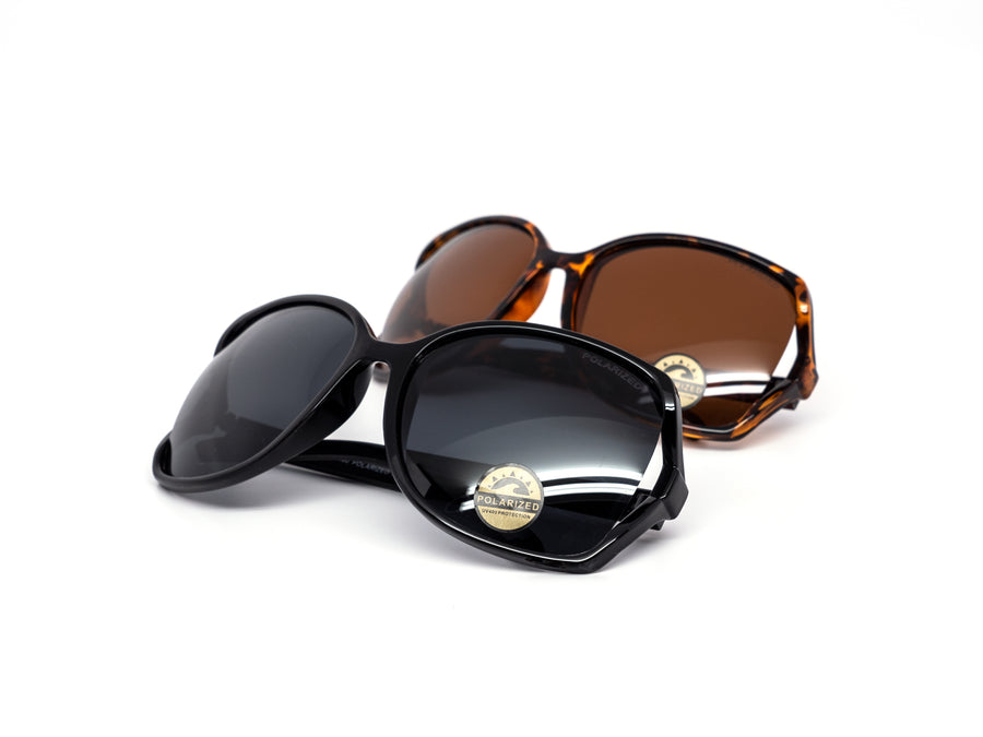12 Pack: Oversized Elegant Polarized Wholesale Sunglasses