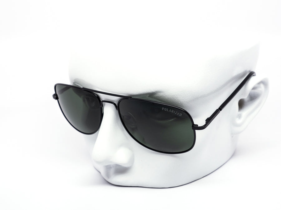 12 Pack: Polarized Slim Metal Aviator Wholesale Sunglasses