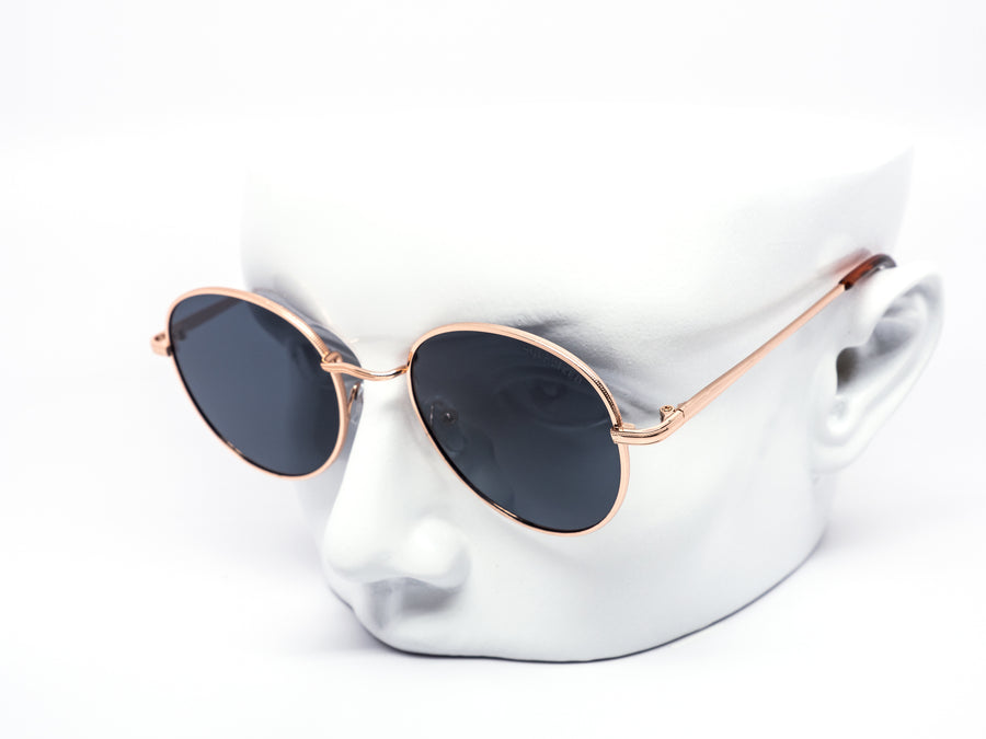 12 Pack: Classy Round Metal Polarized Wholesale Sunglasses