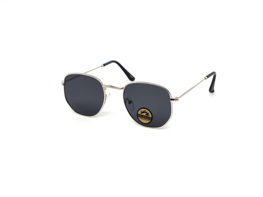 12 Pack: Classy Hexa Wire Metal Polarized Wholesale Sunglasses