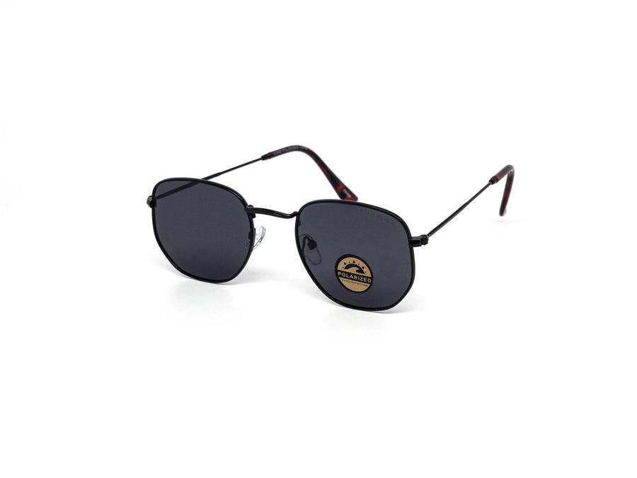 12 Pack: Classy Hexa Wire Metal Polarized Wholesale Sunglasses