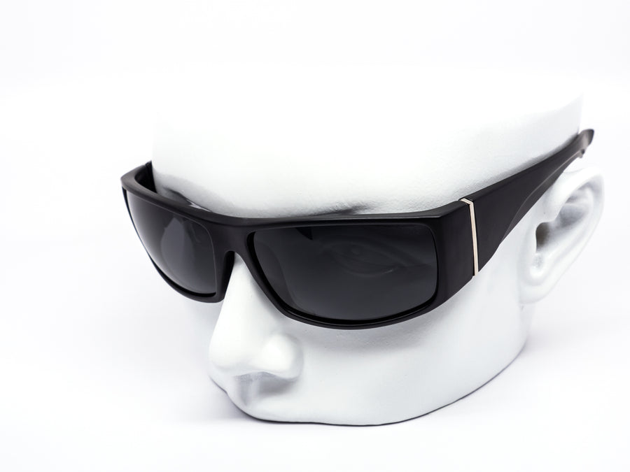 12 Pack: Polarized Classy Full Straight Wraparound Wholesale Sunglasses