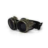 12 Pack: Steampunk Retro Burningman Goggle Style Wholesale Sunglasses