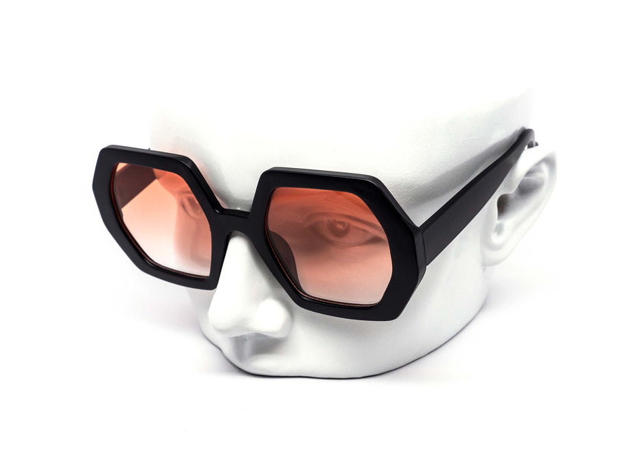 12 Pack: Undercover Trendy Hexagonal Color Gradient Wholesale Sunglasses