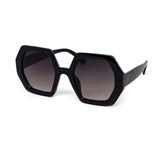 12 Pack: Undercover Trendy Hexagonal Color Gradient Wholesale Sunglasses