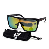 12 Pack: Polarized Kush Shield Aviator Color Mirror Wholesale Sunglasses