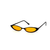12 Pack: Super Slim Metal Cateye Color Wholesale Sunglasses