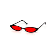 12 Pack: Super Slim Metal Cateye Color Wholesale Sunglasses