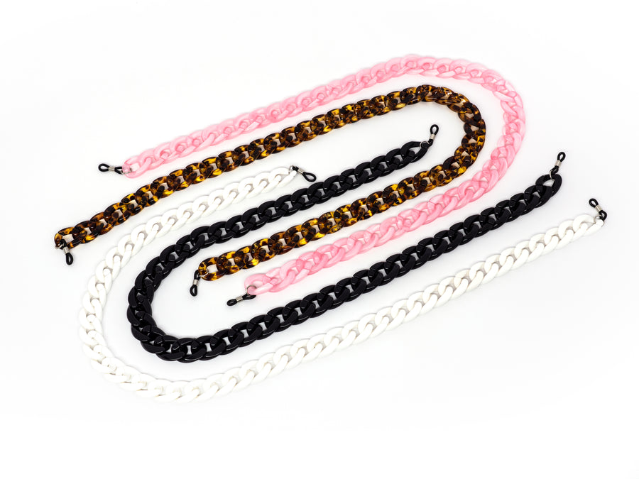 12 Pack: Chunk Chain acrylic glasses holder wholesale